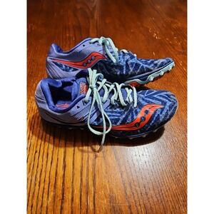 Saucony‎ Havok XC Flat Women's Running Shoes Purple/Red, Size 7 M (S88)